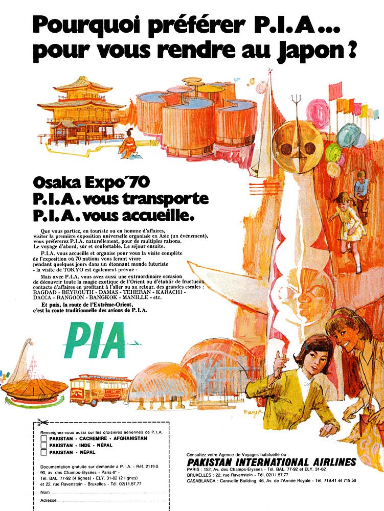 Publicit� Pia 1970