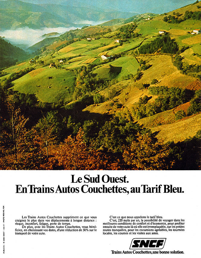 Publicité Sncf 1977