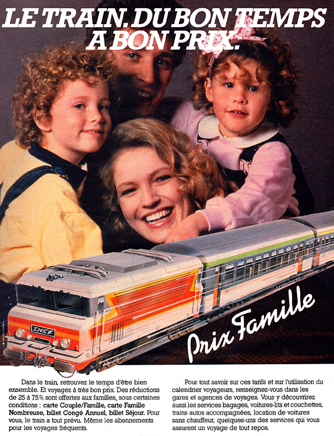 Publicité Sncf 1983