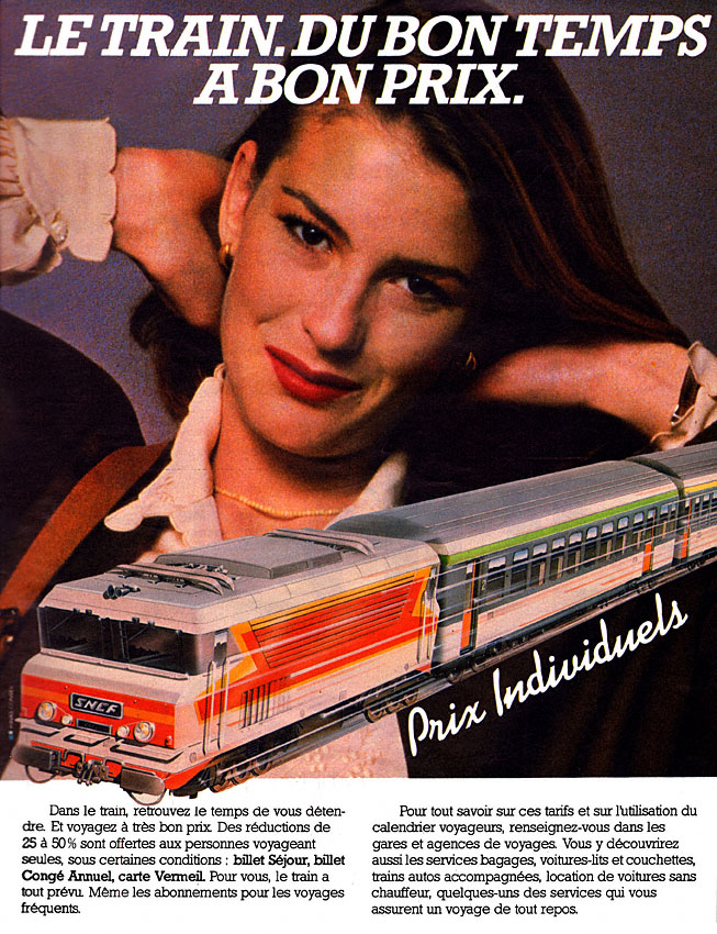 Publicité Sncf 1983