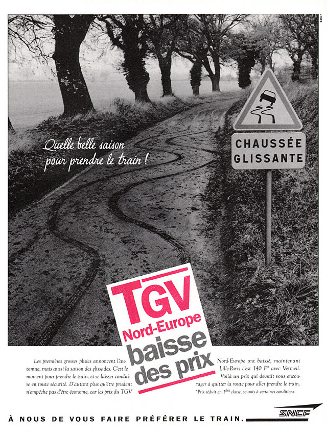 Publicité Sncf 1996