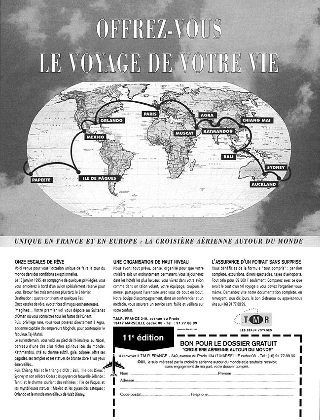 Publicité Tmr 1994