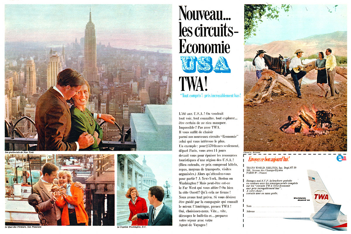 Publicit� Twa 1966