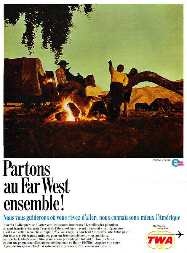 Publicité Twa 1966