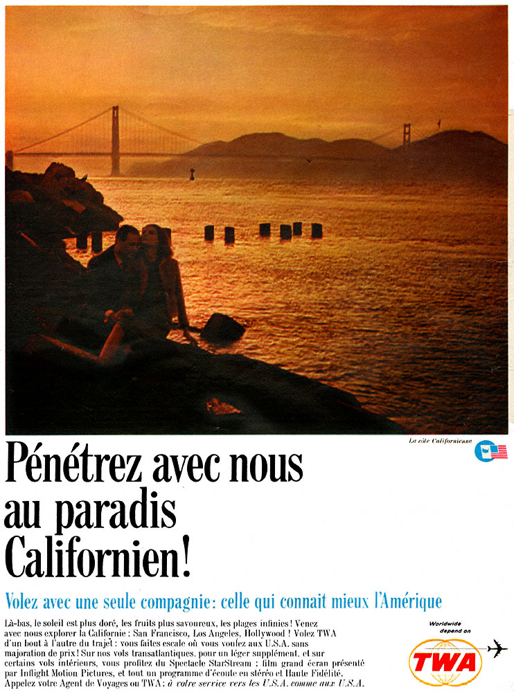 Publicit� Twa 1966