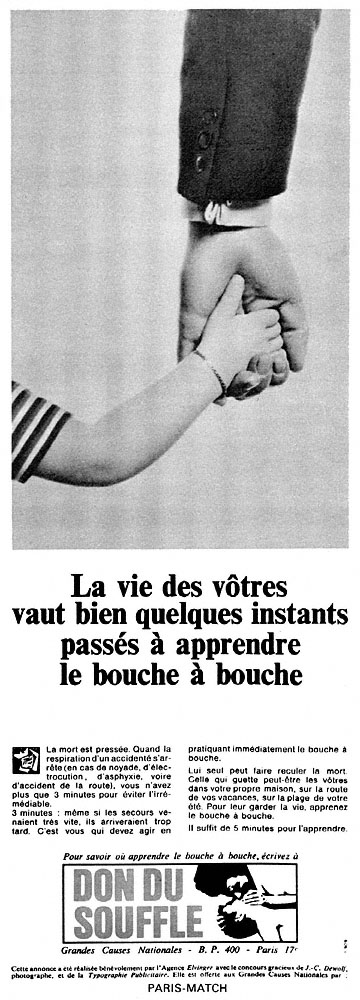 Publicit� Causes nationales 1965