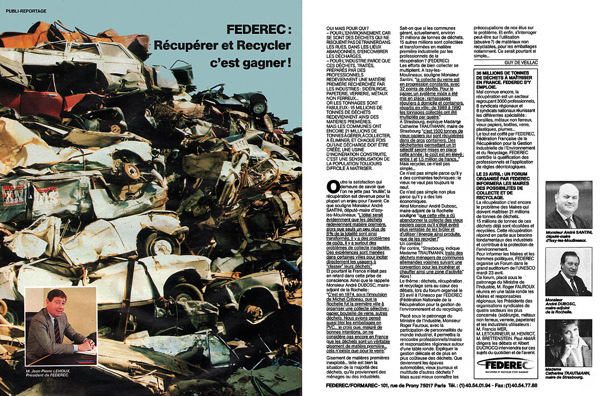 Publicité Industrie 1991