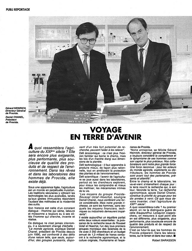 Publicité Industrie 1991