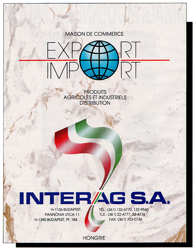 Publicité Industrie 1992