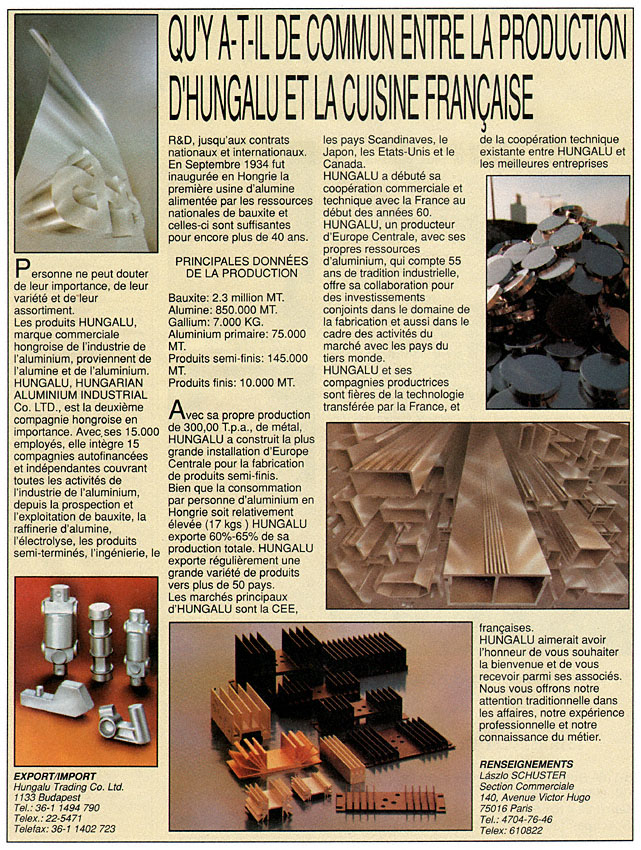 Publicité Industrie 1992