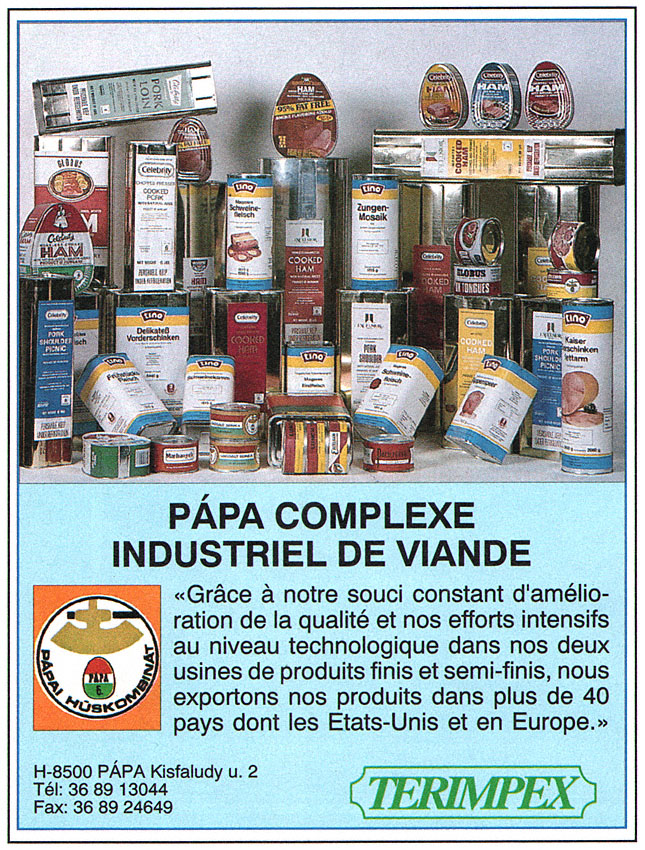 Publicité Industrie 1992