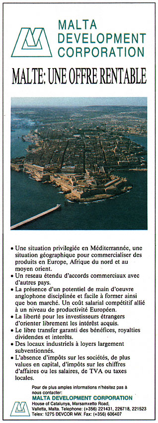 Publicité Promotion locale 1989