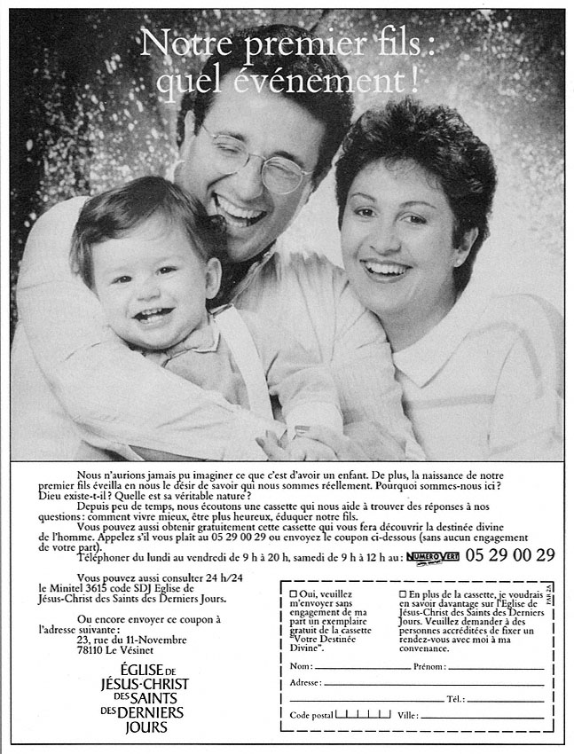 Publicité Religions 1989