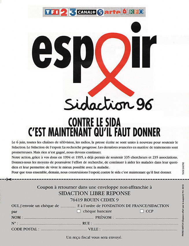 Publicité Solidarit 1996